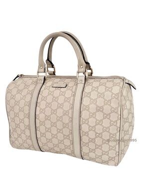 Gucci Speedy Joy Guccissima Boston medium leather ivory off White vintage